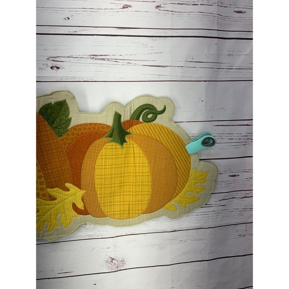 Autumn Cutwork Design Pumpkin Table Runner Decor - Picture 5 of 6